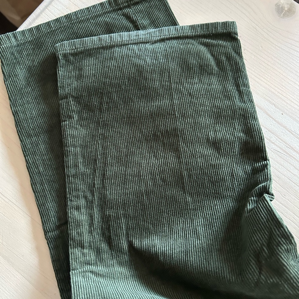 Men's Green Corduroy Pants - Picture 3 of 3